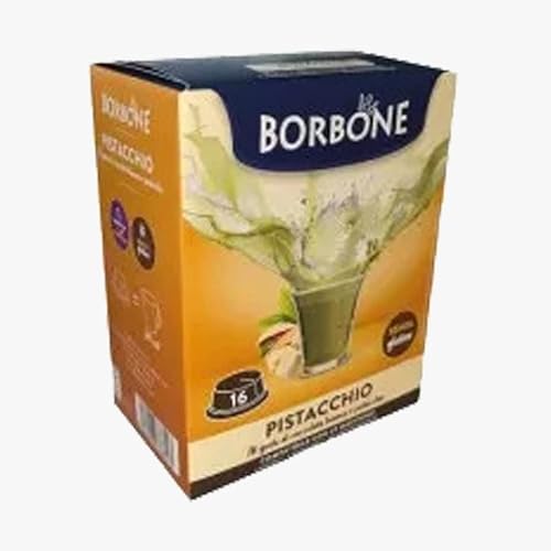 CAFFÈ BORBONE 96 Capsule Caffe Borbone Compatibili con Lavazza a Modo Mio Bevanda al Cioccolato Bianco e Pistacchio L' Emporio del Caffè