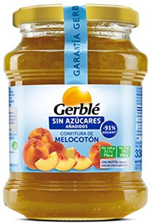 Miele Gerblé Jam sugar free 330g Pesca