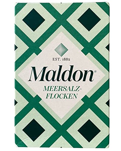 Maldon Sea Salt Flakes 2 x 250 g (500 g) – Premium sale marino L'originale