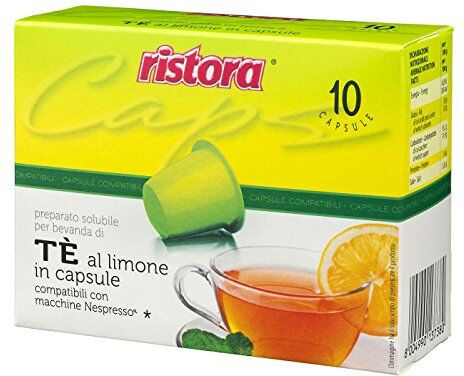 Ristora 10 Pezzi, Capsule Compatibili Nespresso, , The al Limone