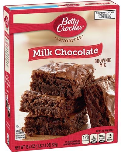 Generic SKBetty Crocker USA Milk Chocolate Brownie Mix 522g Box of 12