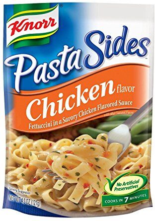 Knorr Pasta Sides: Fettuccini di pollo (confezione da 2) Sacchetti da 121,9 g