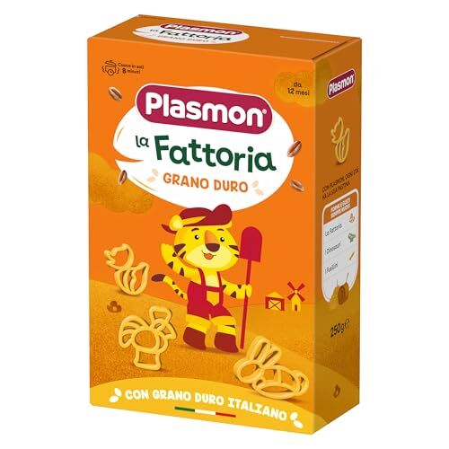 Plasmon Pasta Grano Duro Fattoria 12x250 g, dai 12 Mesi