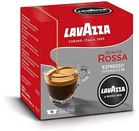 Mitac Lavazza Modo Mio Espresso Qualita Rossa 64 Pods Coffee Machine Capsules, Medium