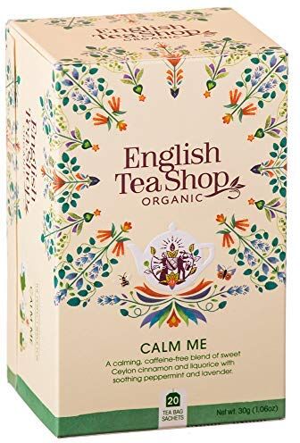 Generico English Tea Shop Tisana Calmante Biologica con Menta, Liquiriza e Lavanda Made in Sri Lanka 1 x 20 Bustine di Tè (30 Grammi)