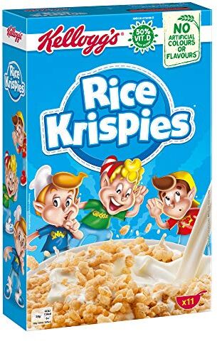 Kellogg's Rice Krispies, Cereali di riso tostato, 1 x 340 grammi