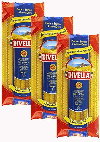 Divella Mafaldine N81 Pasta Secca 1,5 kg (3 x 500 g)