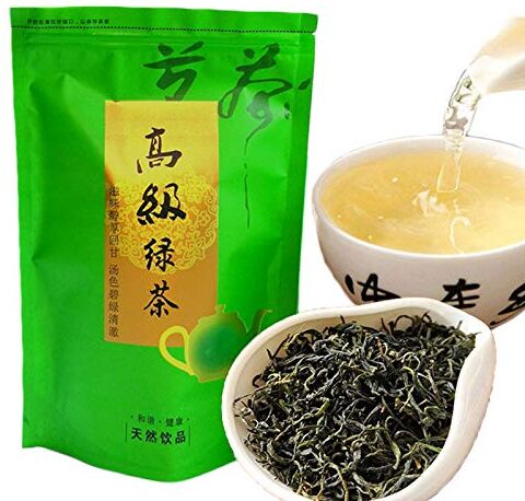 HELLOYOUNG Tè verde biologico all'inizio della primavera 250g (0,55LB) Tè cinese Huangshan Maofeng Fresco del tè verde cinese Yellow Mountain Fur Peak Tè cinese huanshanmaofeng