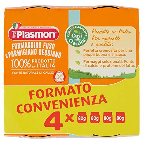 Plasmon Formaggino fuso e Parmigiano Reggiano, 320 g