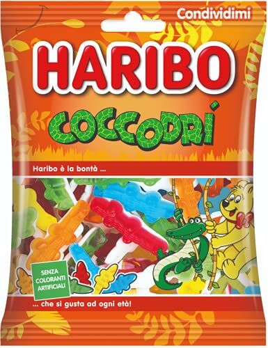 HARIBO Coccodri, Caramelle Gommose, Gusto Frutta, Ideali Per Feste E Dolci Momenti Di Relax 265gr