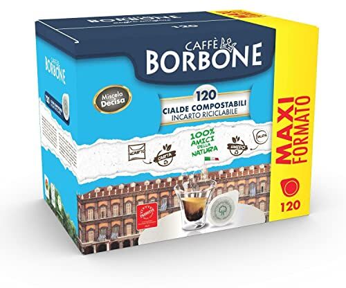 CAFFÈ BORBONE Caffe Borbone Confezione 120 Cialde ESE 44 mm Miscela DECISA (NERA)