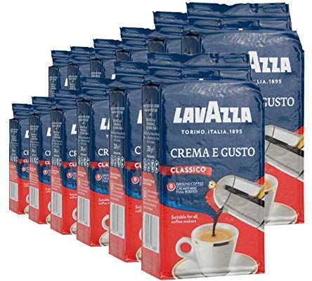 Lavazza Caffè Macinato Crema e Gusto Classico 12x250 gr