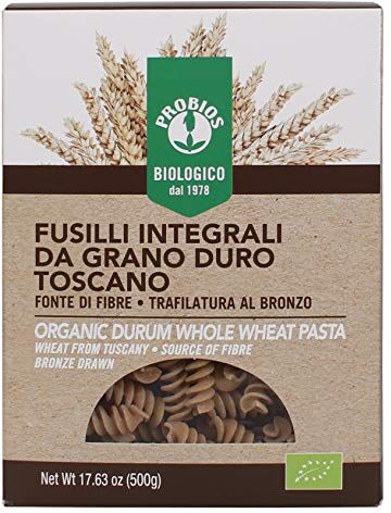 Probios Fusilli di Frumento Integrali Bio 12 confezioni da 500 gr