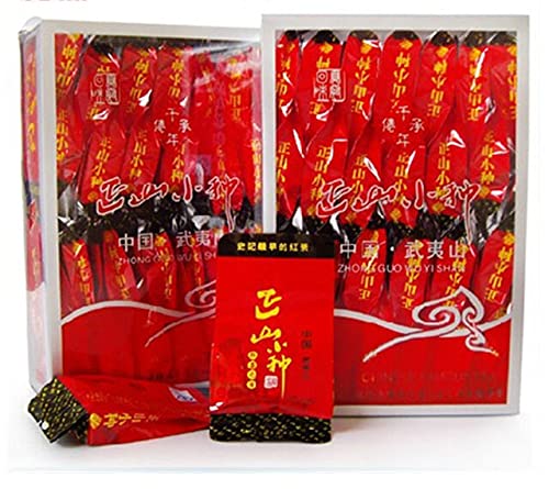 HELLOYOUNG 125 g (20 sacchetti) di qualità cinese Lapsang Souchong Tè speciale al tè nero biologico