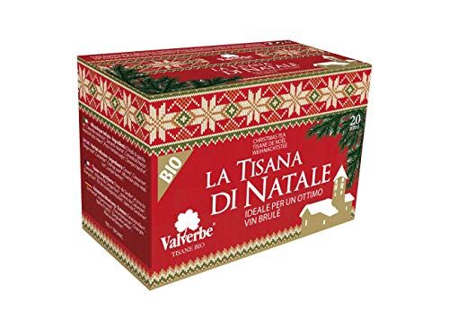 VALVERBE Tisana di Natale Biologico 20 Filtri Pacco da 6 180 g