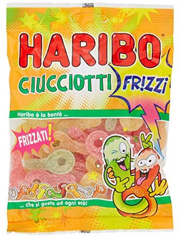 HARIBO Ciucciotti Frizzanti Caramelle Pacco da 12 x 200 g