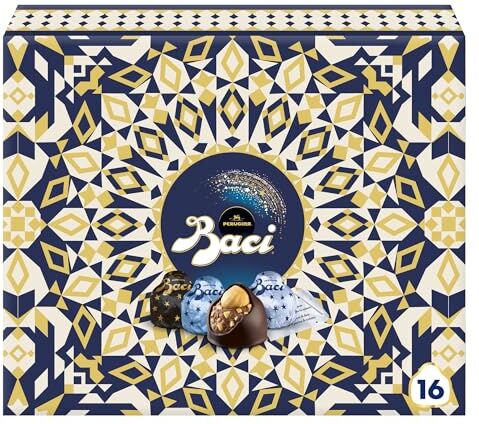 Perugina BACI  Assortito Cioccolatini ripieni al Gianduia, Scatola Regalo 200g