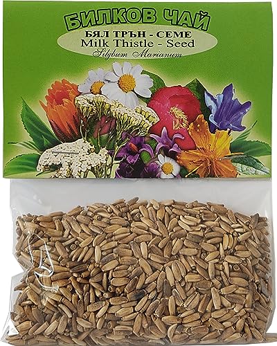 Generic Tè ai semi di cardo mariano Silibum Marianum 100% puro, naturale, tisana 50 g