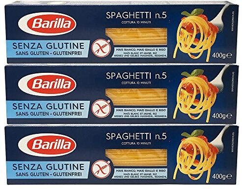 Barilla 3X  Spaghetti 400g Senza Glutine Senza Glutine Pasta Noodles Health Food!