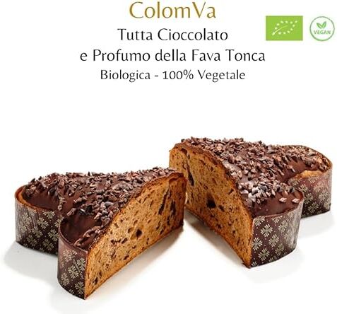 Generic Colomba Vegana Tutta Cioccolato e Profumo della Fava Tonca   100% Vegetale – Biologico Vegan Gourmet BIO Senza Latte e Uova