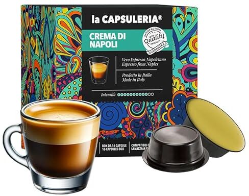 La Capsuleria Caffè CREMA DI NAPOLI (128 Capsule) compatibili con Lavazza A Modo Mio ()