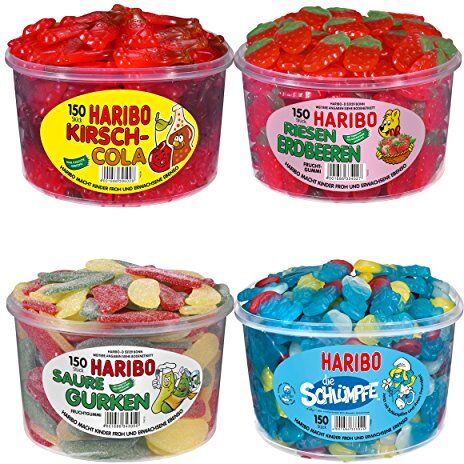 HARIBO Set di Prova Senza Gelatina 1, Caramelle Gommose alla Frutta, Orsetti