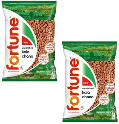 Generic Lenticchie della Fortuna (pacchetto da 2 x 500g) (Chickpea/Kala Chana)