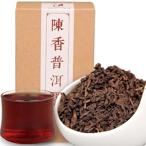 Generic Tè Puer Aromatizzato al Vecchio Tè Nero Originale dalla Cina Buon Tè Tè Rosso Biologico Naturale Cibo Verde Senza Additivi Tè Nero (120g*5)