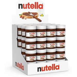 Nutella Crema Spalmabile alle Nocciole e Cacao, Senza Glutine, Conservanti e Grassi Idrogenati, Formato Scorta per Eventi, Bomboniere, Segnaposto Natalizi, Ideale a Colazione, 64 Vasetti da 25 gr Nutella Crema Spalmabile alle Nocciole e Cacao, Senza Glutine, Conservanti e Grassi Idrogenati, Formato Scorta per Eventi, Bomboniere, Segnaposto Natalizi, Ideale a Colazione, 64 Vasetti da 25 gr