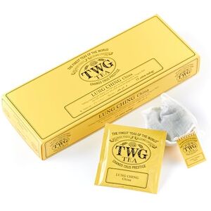 Tè Verde Lung Ching di TWG - Giada Aromatica - 15 Bustine di Cotone Tè Verde Lung Ching di TWG - Giada Aromatica - 15 Bustine di Cotone