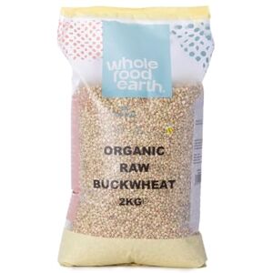 Wholefood Earth Grano saraceno biologico, 2 kg, senza OGM, vegano, fonte di fibre, certificato biologico Wholefood Earth Grano saraceno biologico, 2 kg, senza OGM, vegano, fonte di fibre, certificato biologico