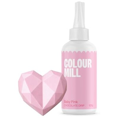 Colour Mill Choco Drip Baby Pink: Glassa al Cioccolato per Dessert e Torte 125 g Colour Mill Choco Drip Baby Pink: Glassa al Cioccolato per Dessert e Torte 125 g