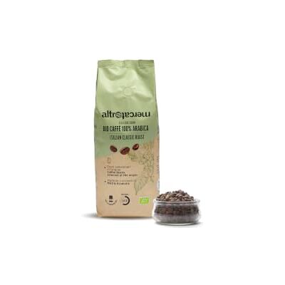 Altromercato – Caffè Arabica 100% Biocaffè in grani – Caffè biologico di altura da Etiopia e America Latina – Tostatura media, aromatico e fine – 500 g Altromercato – Caffè Arabica 100% Biocaffè in grani – Caffè biologico di altura da Etiopia e America Latina – Tostatura media, aromatico e fine – 500 g