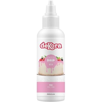 dekora – Choco Drip Colore Rosa Decorazione con Effetto a Goccia per Torte Drip Cake 180g dekora – Choco Drip Colore Rosa Decorazione con Effetto a Goccia per Torte Drip Cake 180g