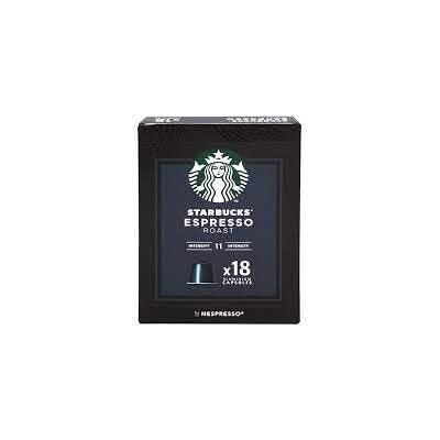 Starbucks Capsules café Nespresso Espresso Roast X18 Starbucks Capsules café Nespresso Espresso Roast X18