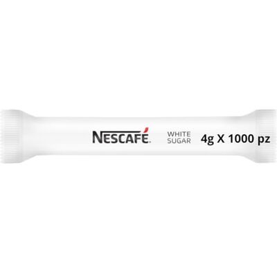 Nescafe NESCAFÉ Zucchero Bianco 1000 Bustine da 4g 4kg Nescafe NESCAFÉ Zucchero Bianco 1000 Bustine da 4g 4kg