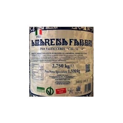 Fabbri AMARENA PER PASTICCERIA CALIBRO 16/18 KG 2,750 Fabbri AMARENA PER PASTICCERIA CALIBRO 16/18 KG 2,750