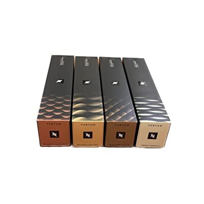 Nespresso Vertuo Barista Creations Golden Caramel, Sweet Vanilla, Rich Chocolate, Roasted Hazelnut, 40 capsule Nespresso Vertuo Barista Creations Golden Caramel, Sweet Vanilla, Rich Chocolate, Roasted Hazelnut, 40 capsule