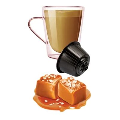 KICKKICK Caramello Salato Capsule Compatibili Dolce Gusto Cappuccino Solubile Salted Caramel per Macchina da Caffè Dolce Gusto Sistema di Erogazione Nescafé (32) KICKKICK Caramello Salato Capsule Compatibili Dolce Gusto Cappuccino Solubile Salted Caramel per Macchina da Caffè Dolce Gusto Sistema di Erogazione Nescafé (32)