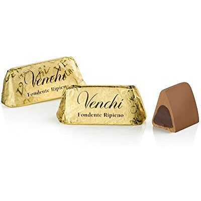 Venchi Gianduiotto Fondente Ripieno in Busta Bulk, 1 kg Gianduia con Nocciole Piemonte I.G.P Intere Senza Glutine Venchi Gianduiotto Fondente Ripieno in Busta Bulk, 1 kg Gianduia con Nocciole Piemonte I.G.P Intere Senza Glutine