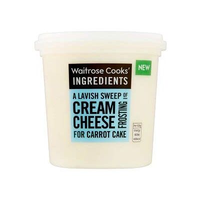 Waitrose Ingredienti Cuochi Crema di Formaggio Glassa 400g Waitrose Ingredienti Cuochi Crema di Formaggio Glassa 400g
