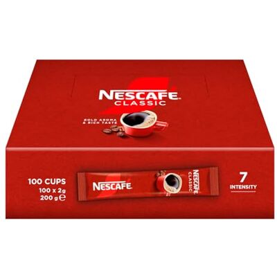 Nescafe NESCAFÉ Classic Caffè Solubile 100 Bustine da 2g 200g Nescafe NESCAFÉ Classic Caffè Solubile 100 Bustine da 2g 200g