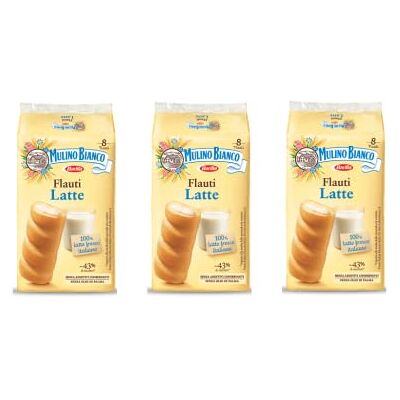 Mulino Bianco 3 x Cake con latte latte Flauti 8 x 35g biscotti bar latte snack Mulino Bianco 3 x Cake con latte latte Flauti 8 x 35g biscotti bar latte snack