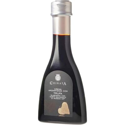La Chinata Crema Balsamico al Tartufo Aceto Spagnolo 150ml La crema balsamica al Tartufo è un complemento ideale per le vostre insalate, frutta, gelati o dessert. La Chinata Crema Balsamico al Tartufo Aceto Spagnolo 150ml La crema balsamica al Tartufo è un complemento ideale per le vostre insalate, frutta, gelati o dessert.