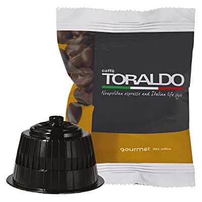 caffè toraldo Compatibile Con Dolce Gusto* Caffè Selezionato, Tostato e Torrefatto in Italia Eccellenza del Caffè Napoletano (400 Capsule, Miscela Gourmet) caffè toraldo Compatibile Con Dolce Gusto* Caffè Selezionato, Tostato e Torrefatto in Italia Eccellenza del Caffè Napoletano (400 Capsule, Miscela Gourmet)