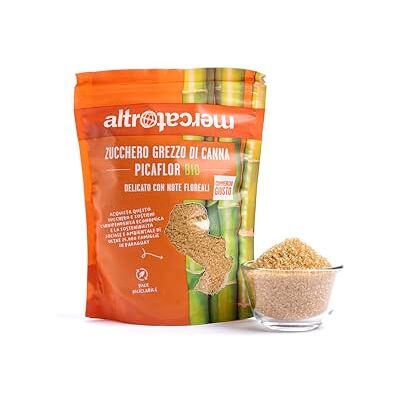 Altromercato Zucchero grezzo di canna Picaflor Paraguay bio 500g Altromercato Zucchero grezzo di canna Picaflor Paraguay bio 500g