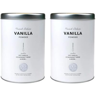 Coffee Bean & Tea Leaf The , crema alla vaniglia francese per caffè, latte, frullati, bevande, cottura al forno, confezione da 2 Coffee Bean & Tea Leaf The , crema alla vaniglia francese per caffè, latte, frullati, bevande, cottura al forno, confezione da 2