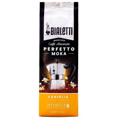 Bialetti Perfetto Moka Caffè Macinato, 1.5 Kg, Gusto Vaniglia 6 x 250 g Bialetti Perfetto Moka Caffè Macinato, 1.5 Kg, Gusto Vaniglia 6 x 250 g