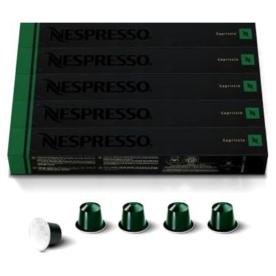 Nespresso 50 Capsules Capriccio Coffee New Nespresso 50 Capsules Capriccio Coffee New