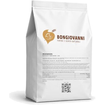 Bongiovanni Bontà Naturali MixSeeds (miscela di 7 semi oleosi) 1 kg Bongiovanni Bontà Naturali MixSeeds (miscela di 7 semi oleosi) 1 kg